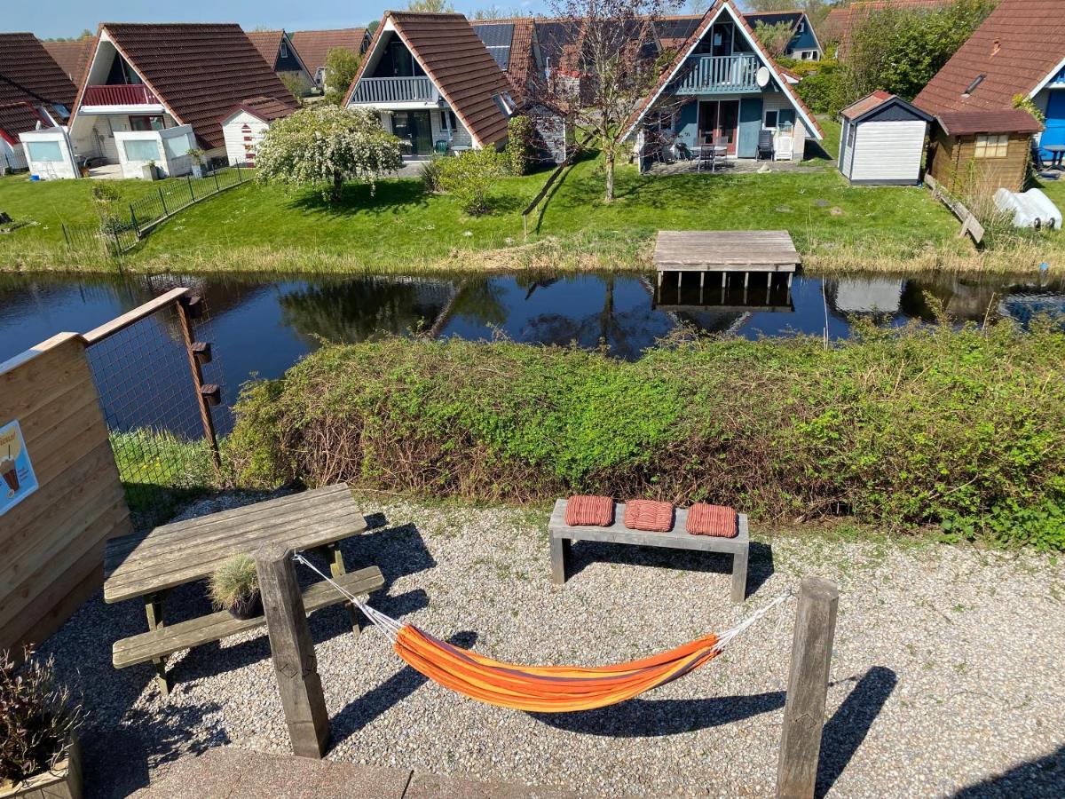 De Lauwersmeer Vogel Mit Eingezaeuntem Garten Anjum Exterior foto